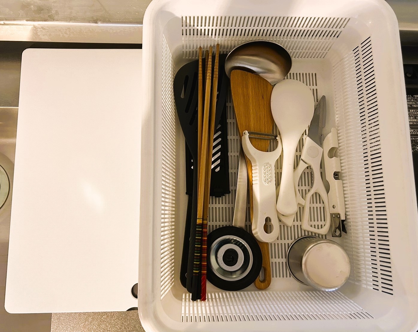 調理器具揃っています。自炊OK