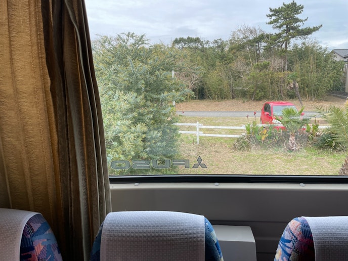 バス奥からのビュー