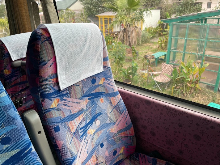 バスからガーデンのビュー