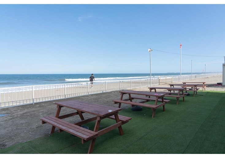 美しいビーチ/中里海水浴場