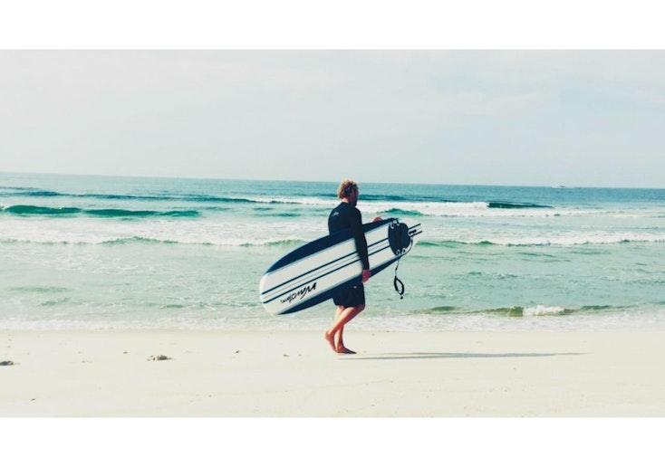 サーフポイントまで徒歩8分