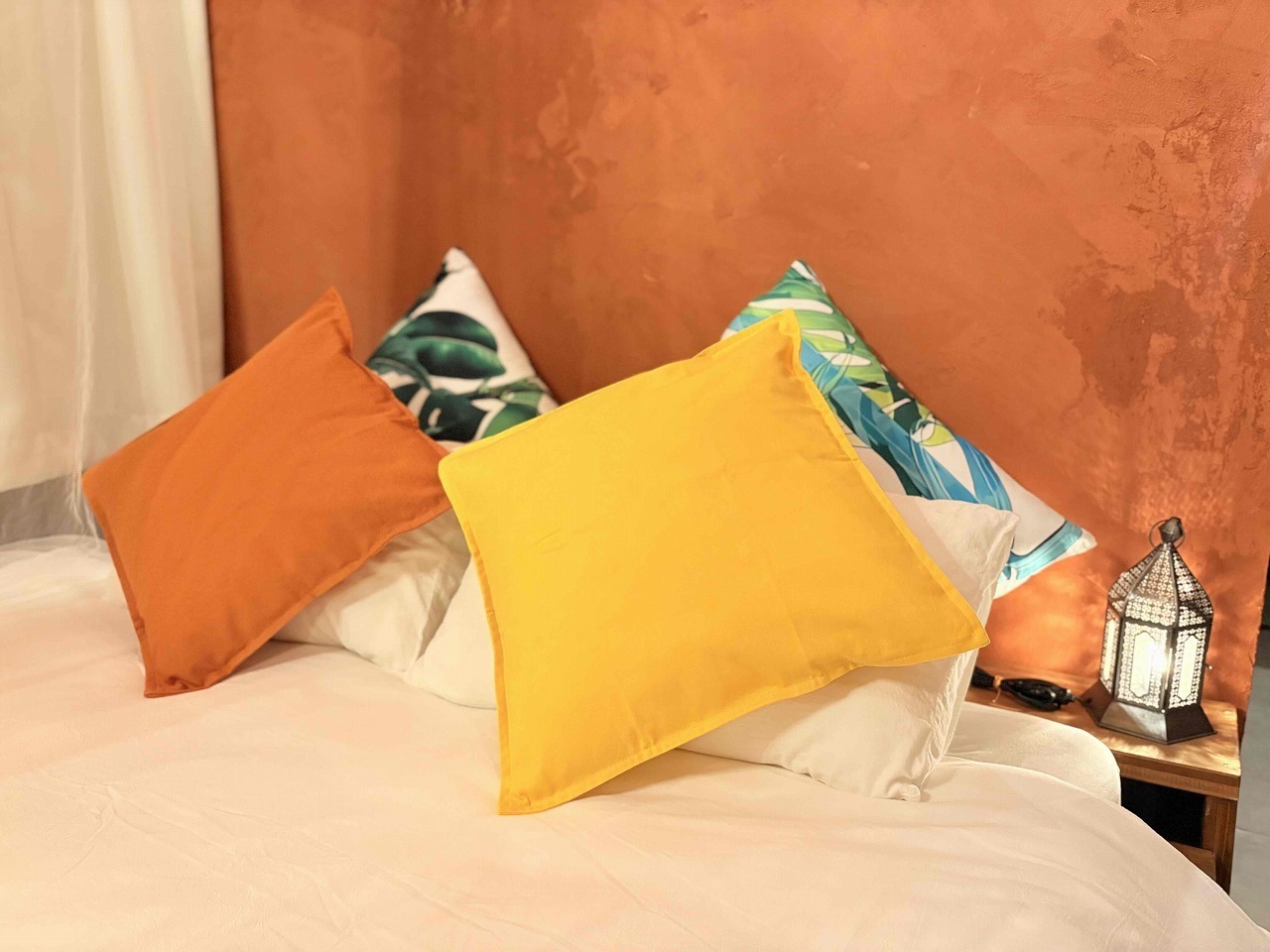 リゾートのようなベッドスペース