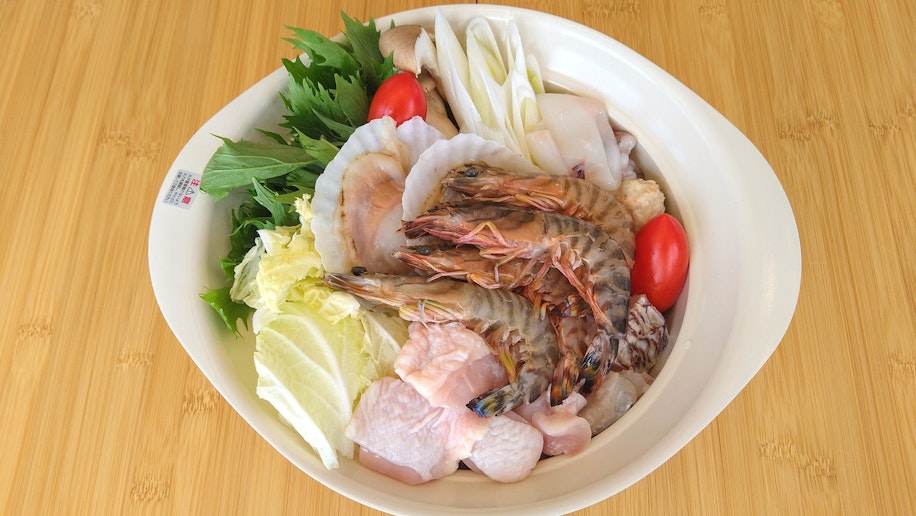 オプション　車えびのブイヤベース鍋