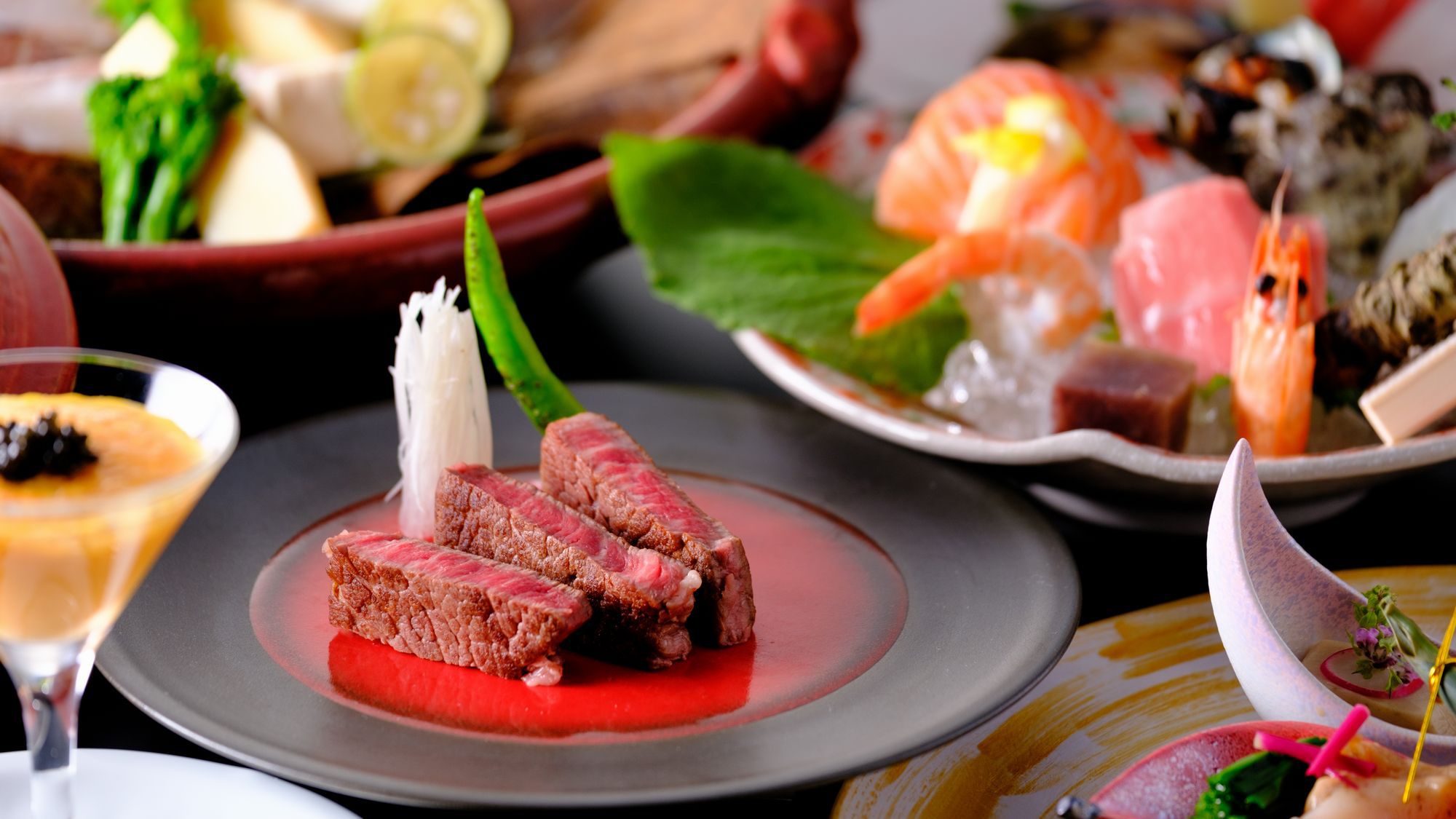 【季節のプレミアム会席】料理人が仕立てる旬の美味と三朝温泉で過ごす上質なひととき