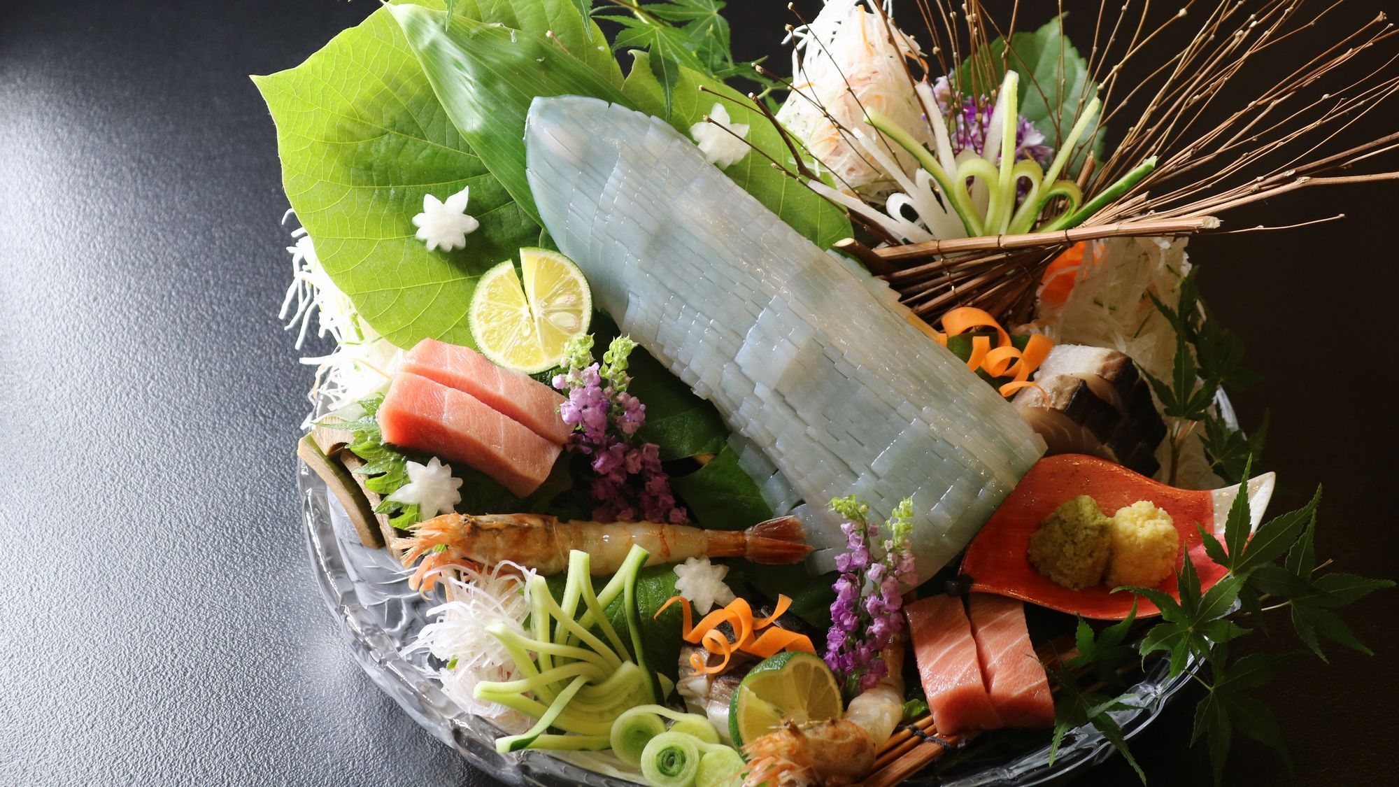【涼夏の恵み◆夏季限定会席】鳥取和牛オレイン55と天然岩ガキ「夏輝」　山陰の夏を味わうプレミアム会席
