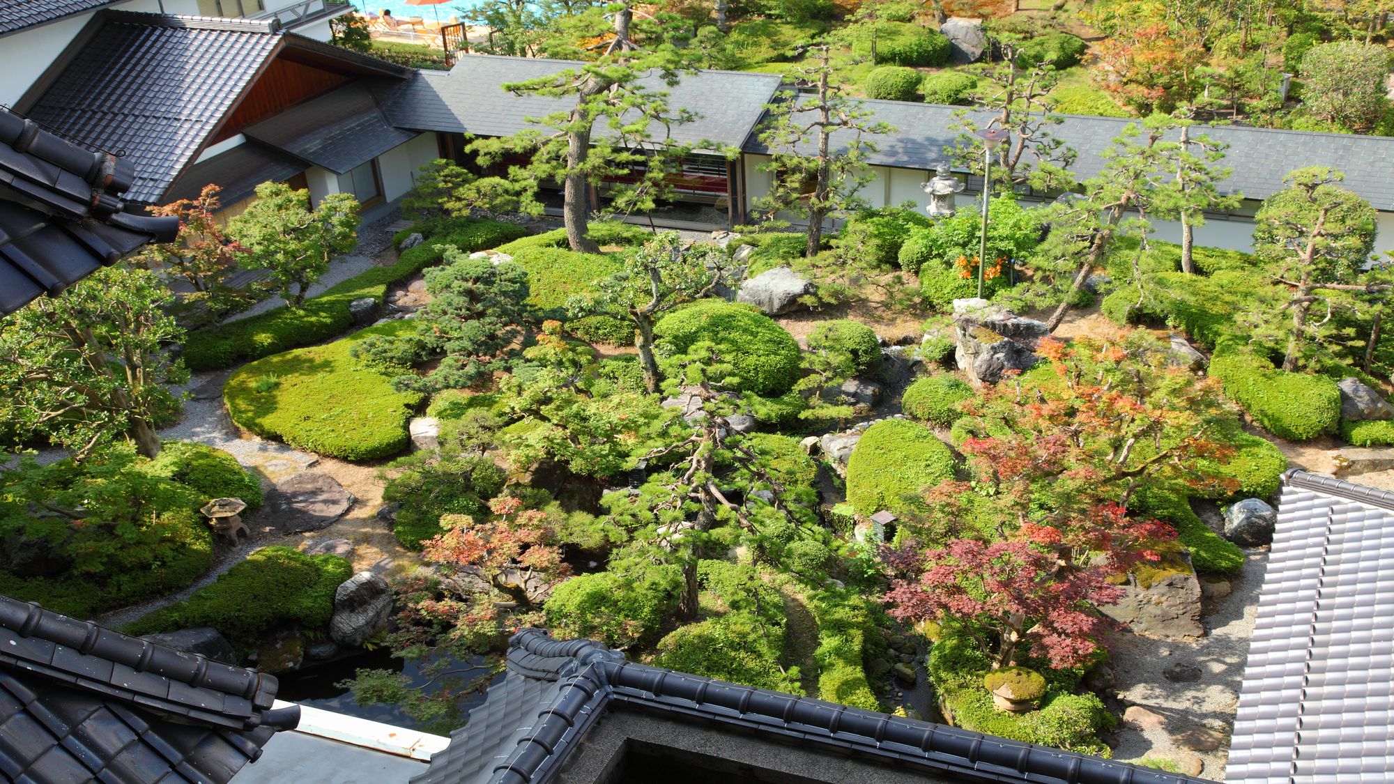 【日本庭園】客室からの眺め