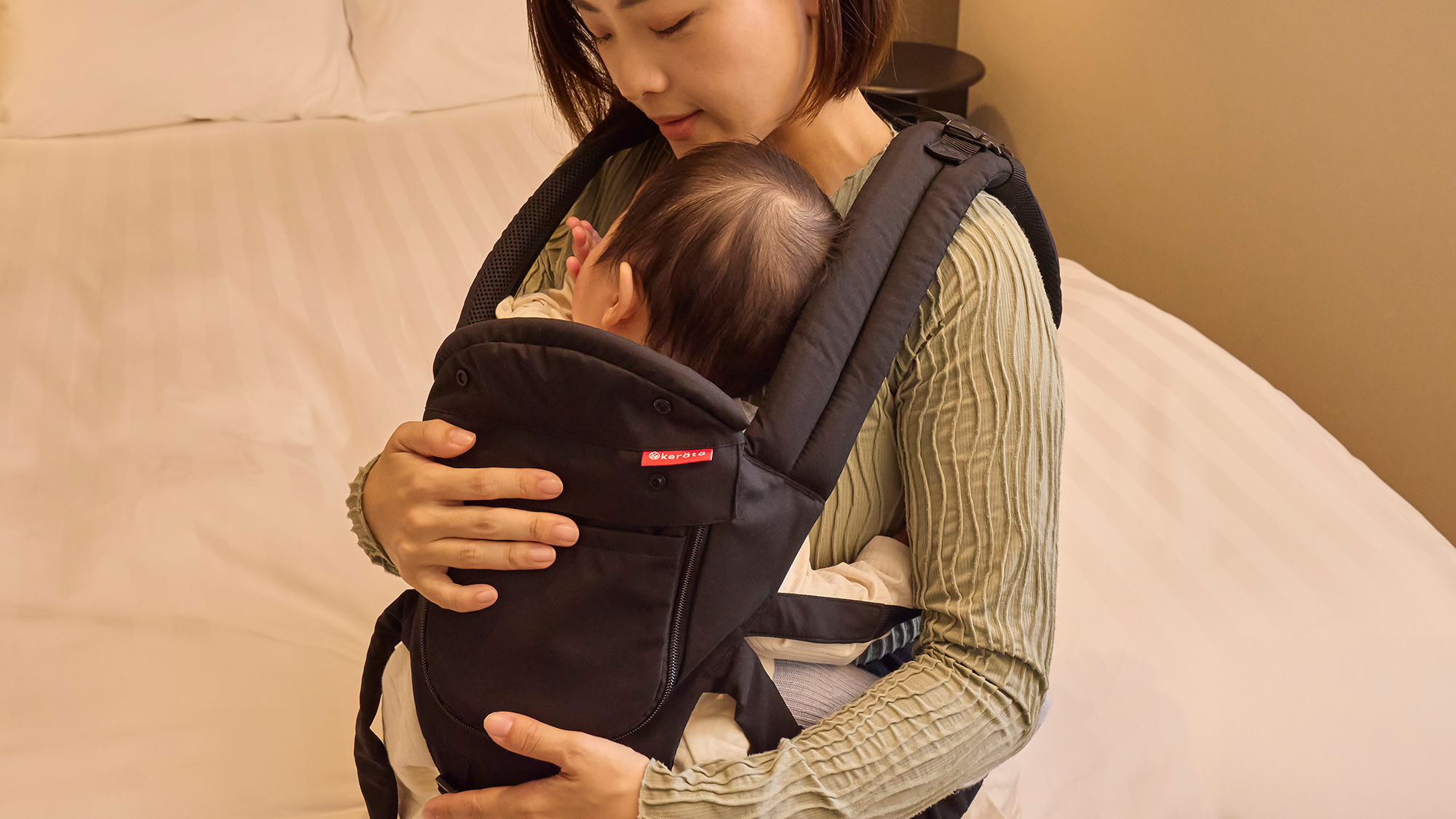 【コラボグッズ】ママと赤ちゃんが快適な抱っこ紐もお試し可能