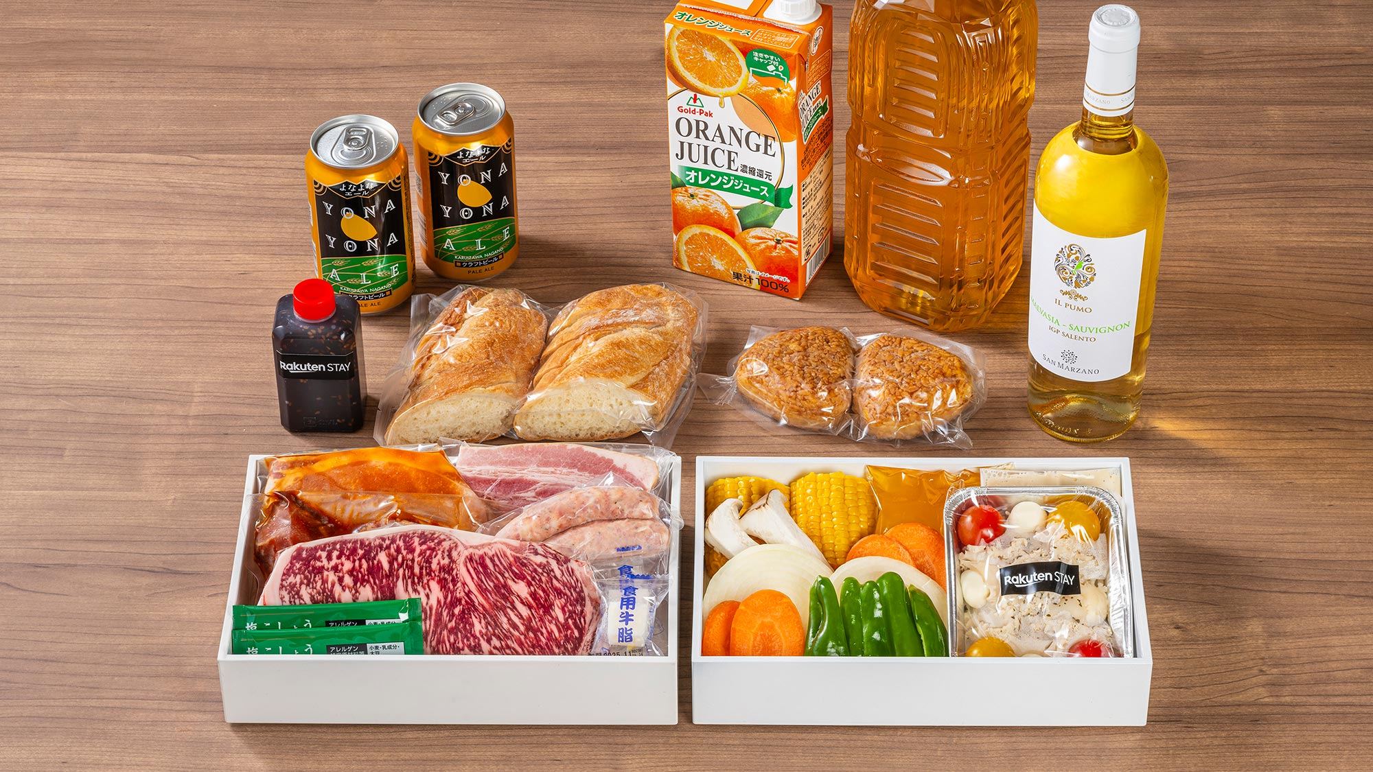 【BBQ】国産牛ステーキ&times;静岡県産鶏・豚のBBQセット