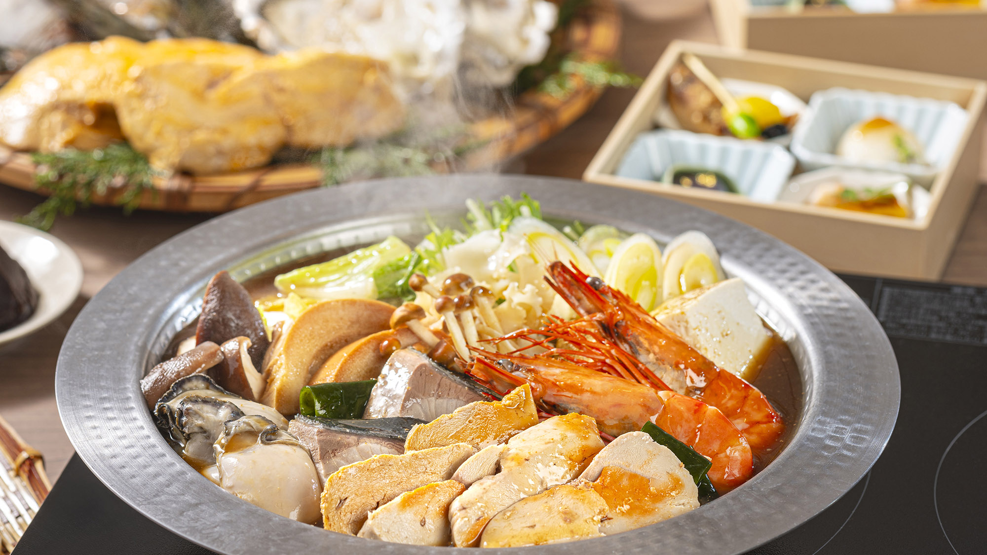 【海鮮味噌鍋イメージ】魚屋の森さん×Rakuten STAYコラボメニュー