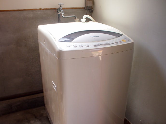 ・【洗濯機】お洋服が洗えて快適です。暮らすようにご滞在いただけます