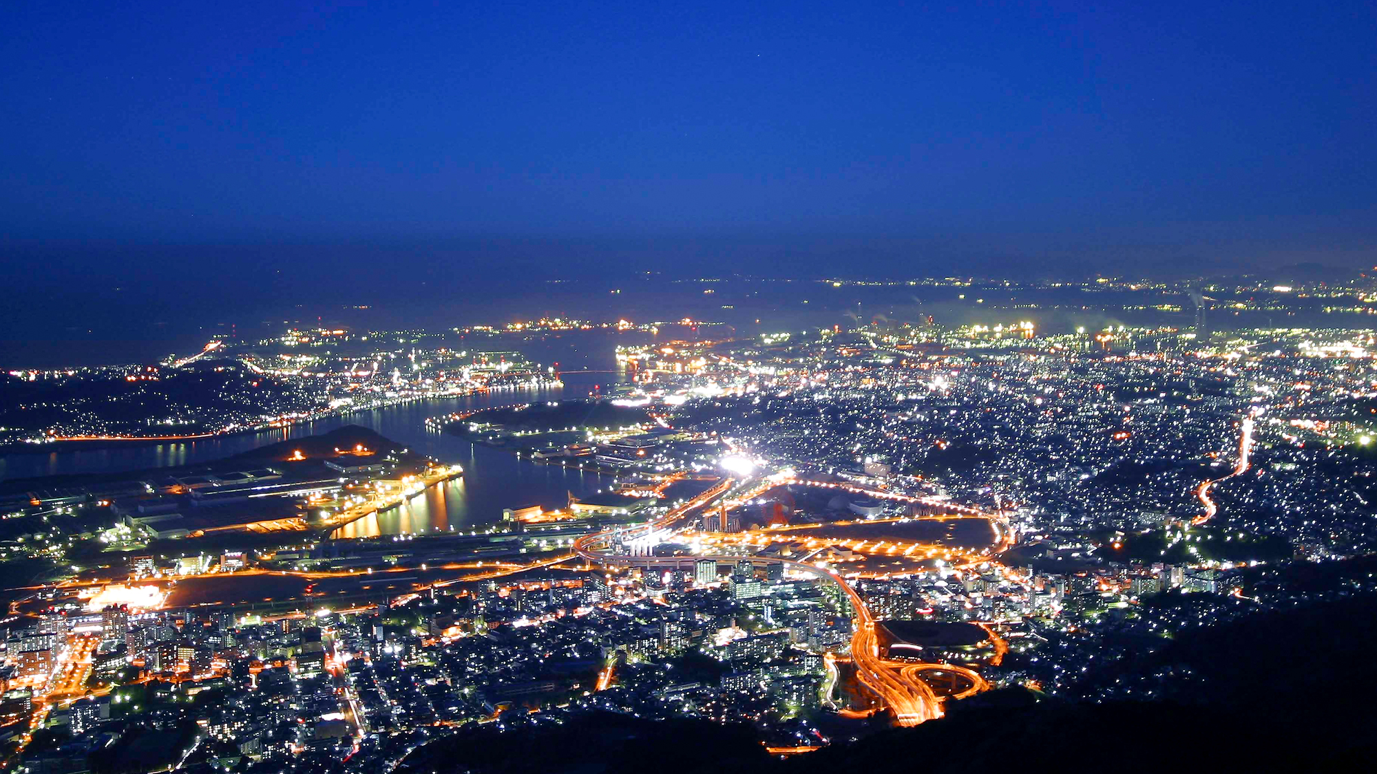 皿倉山からの夜景