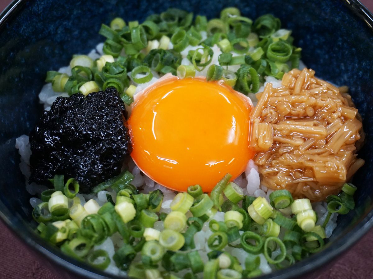 ＜朝食＞卵かけごはん