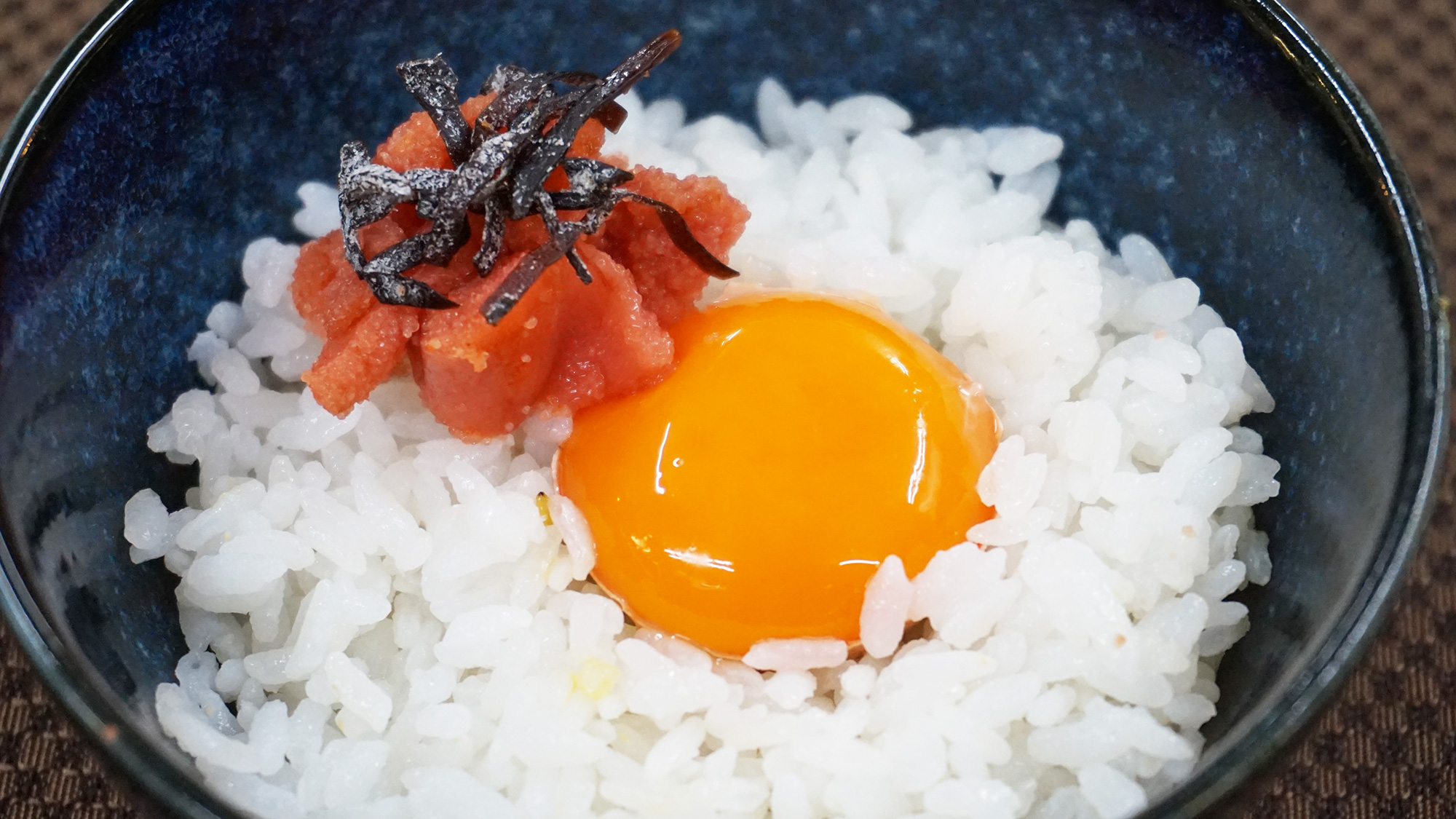 ◆卵かけご飯(明太子)
