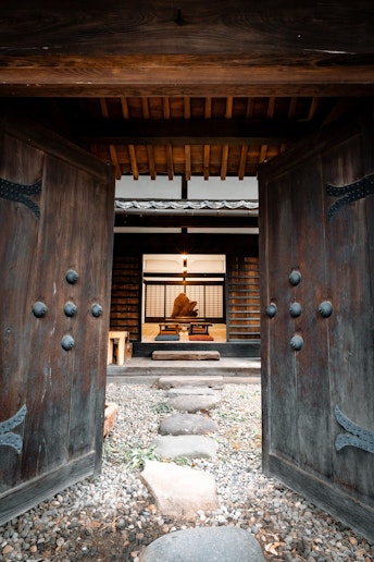 門付きが旅籠建築の特徴です