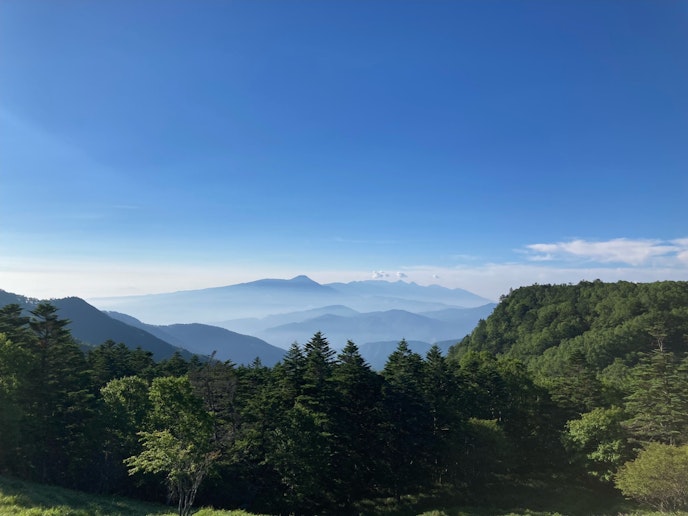 絶景の眺望が望める美ヶ原高原まで車で25分