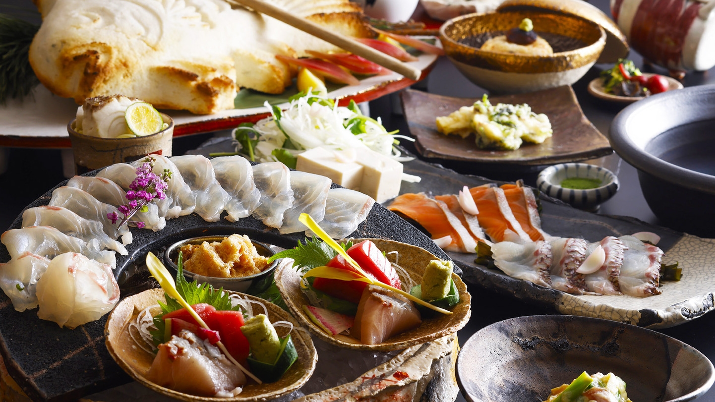 【春の味覚】赤穂の鯛会席　祥吉名物鯛の塩釜焼付