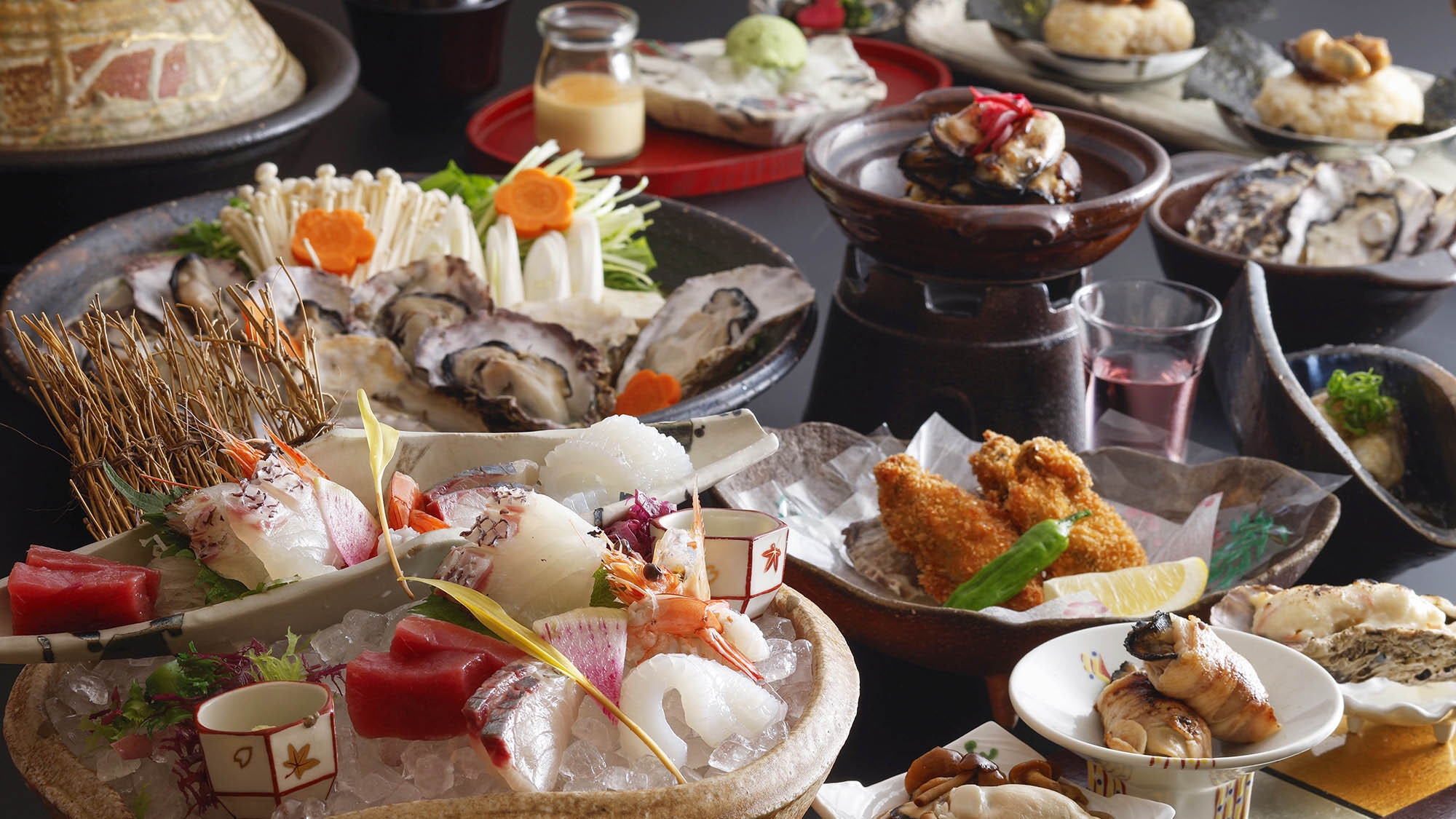 【冬の味覚】赤穂の牡蠣会席