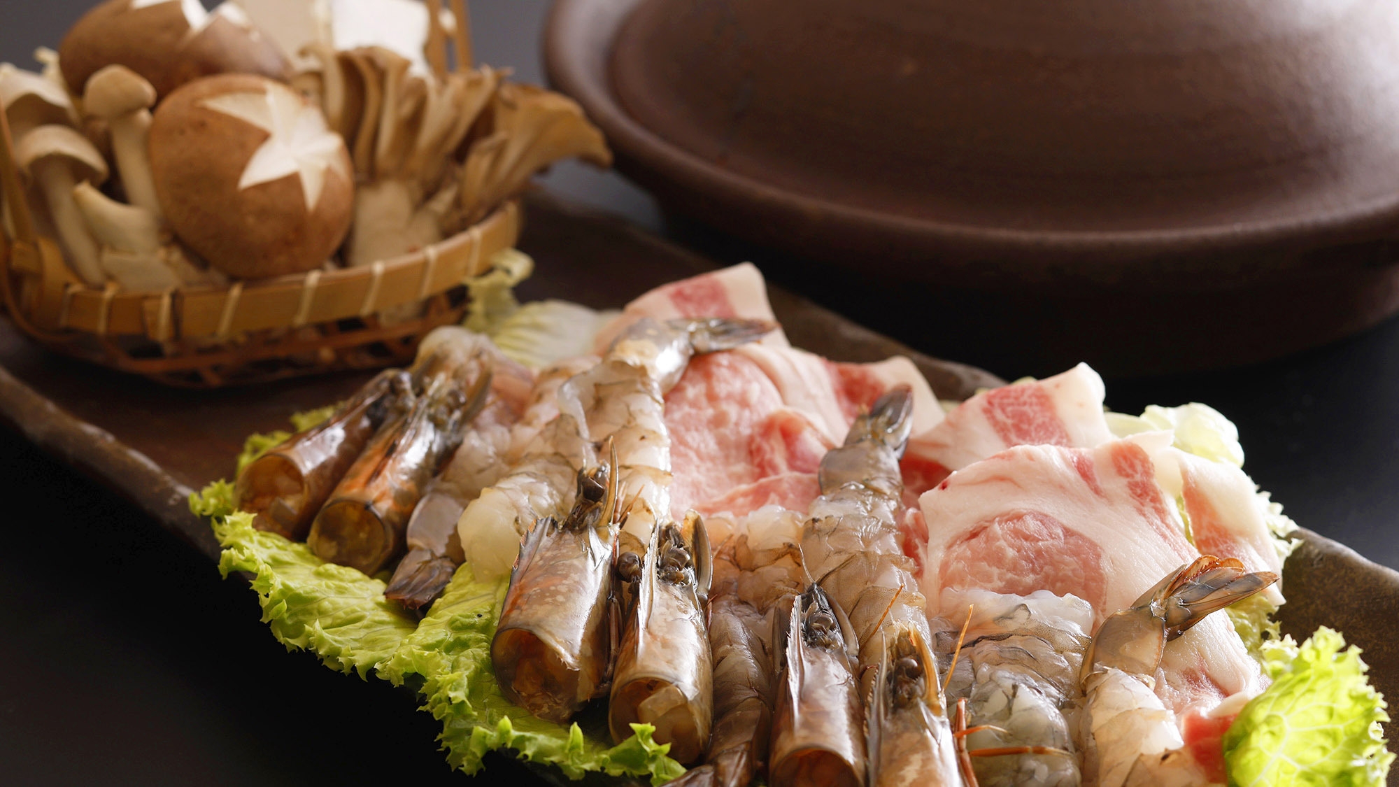 月末タイムSALE　秋の味覚：海老会席が10％ＯＦＦ