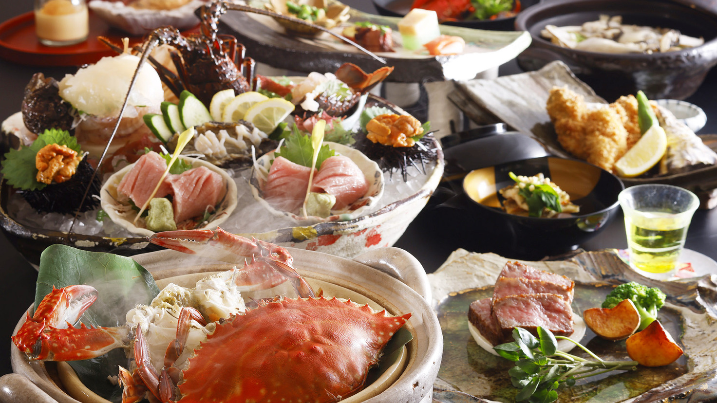 【渡り蟹付き】食通膳！瀬戸内の高級海鮮を味わい尽くす特選料理プラン＜一日二組限定＞