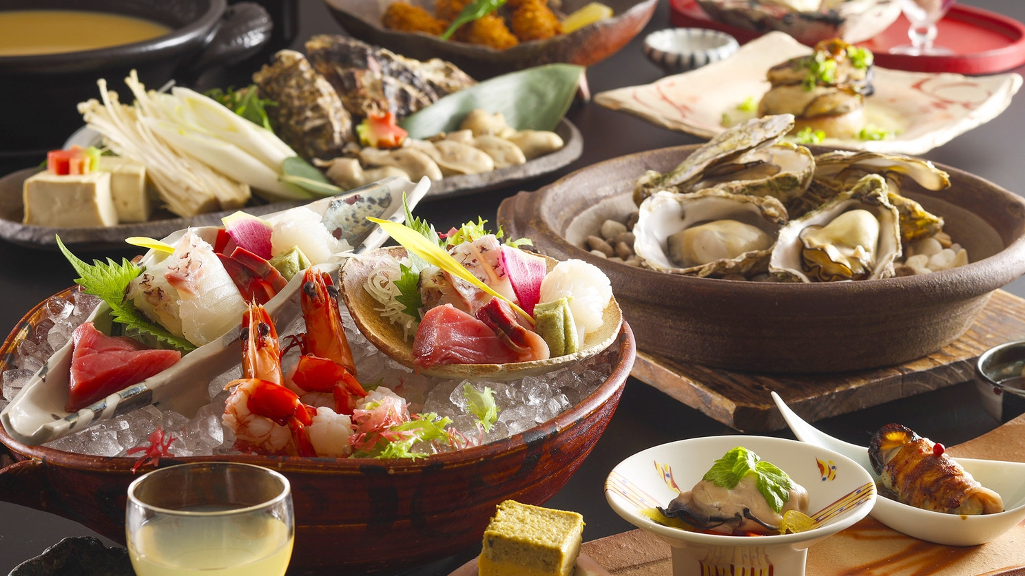 【冬の味覚】赤穂の牡蠣会席