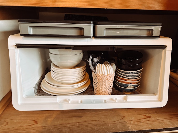 お皿やお茶碗貸出