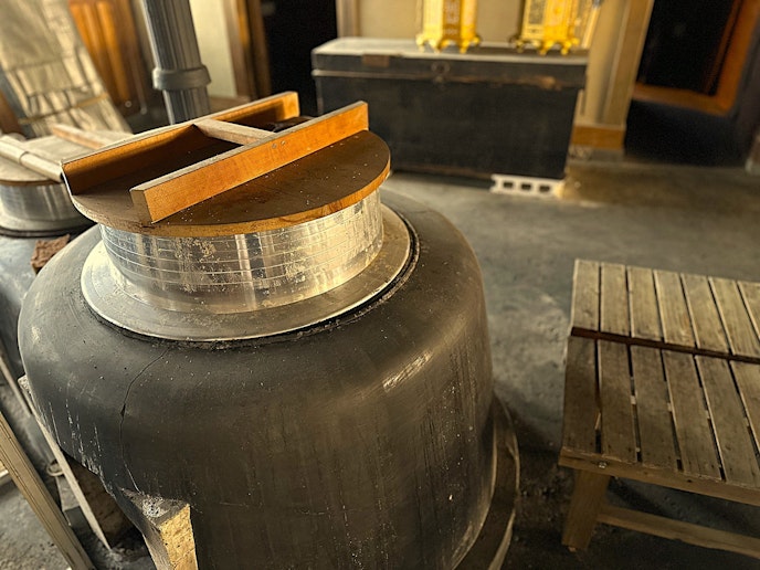 歴史あるかまど（観賞用です）