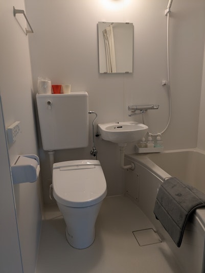 各部屋にユニットバス