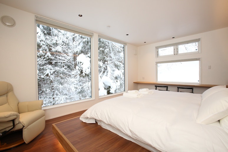 Master bedroom with a beautiful view to wake up to