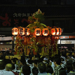 【祇園祭】祇園祭は八坂神社のお祭りで、日本三大祭のひとつ。
