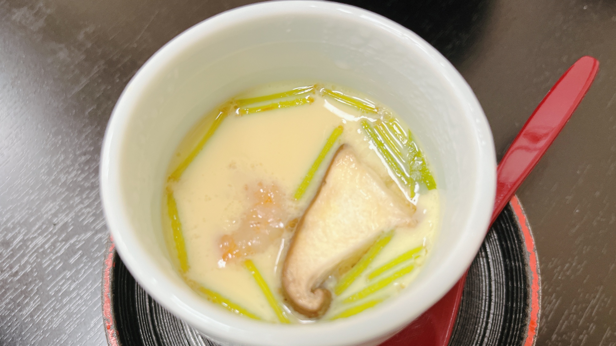 *【夕食一例】茶碗蒸し：だし香る、とろける口当たりの茶碗蒸し