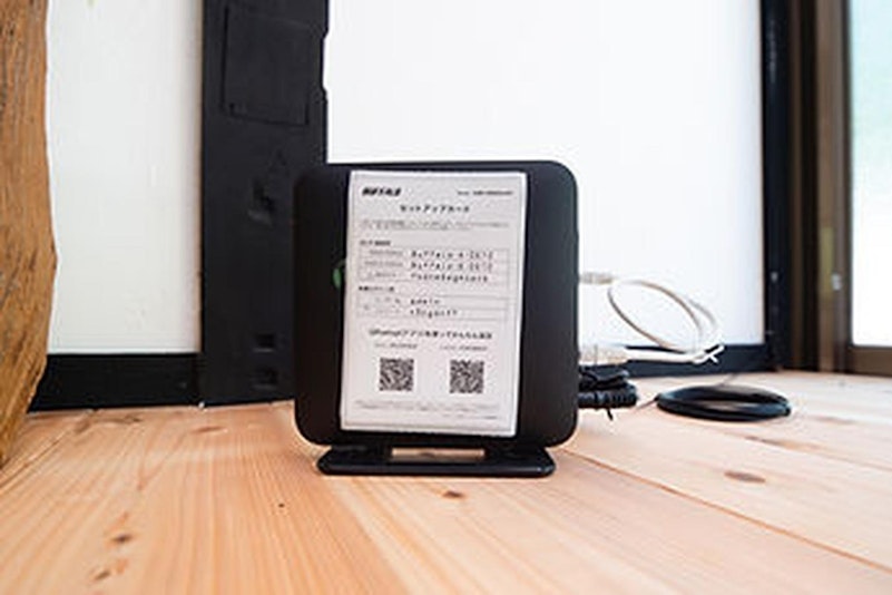 【Wi-Fi】無料のWi-Fiがあります。QRコードを読み込んでお使いいただけます。