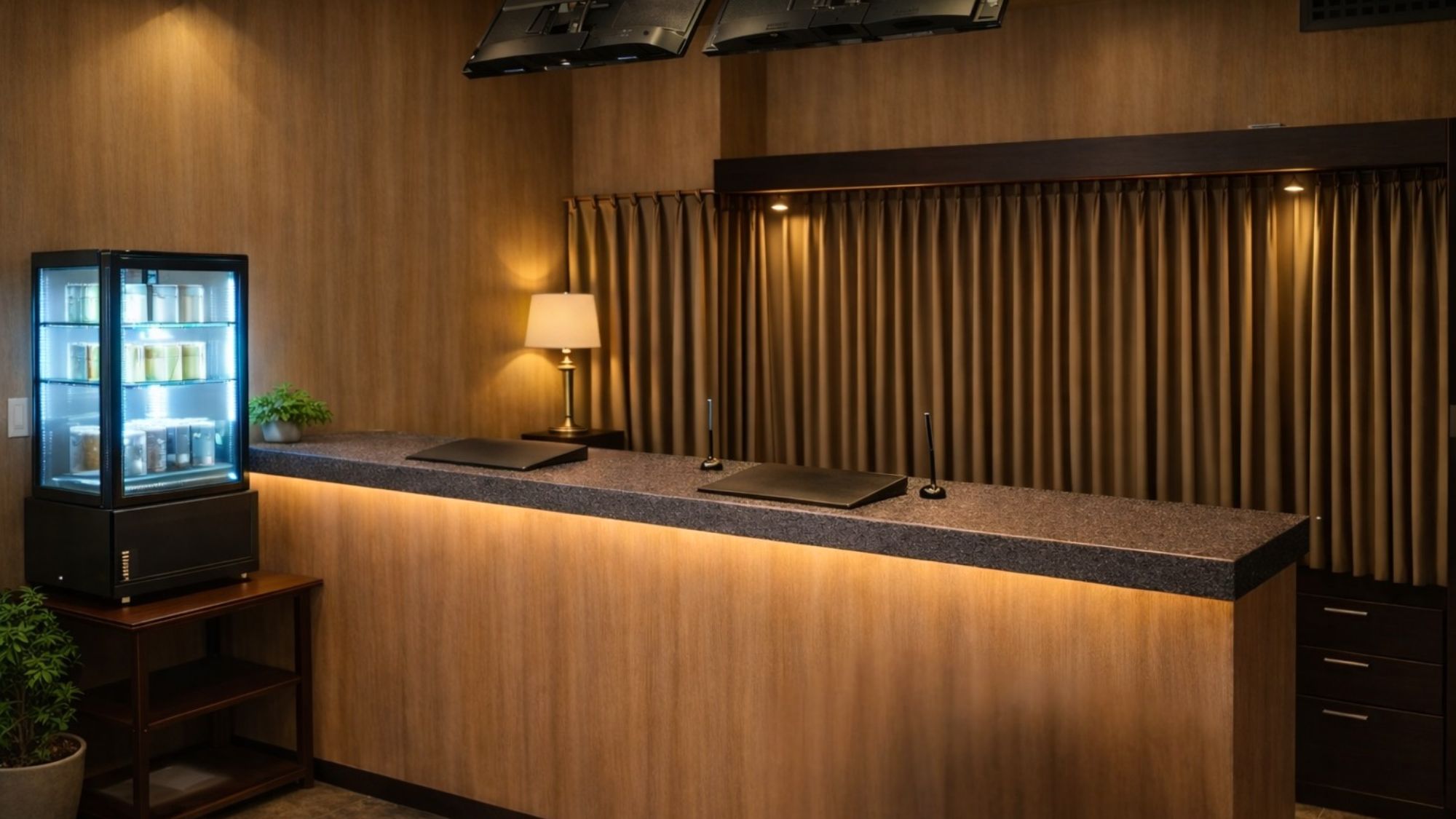 安心してご利用いただけるフロントカウンター