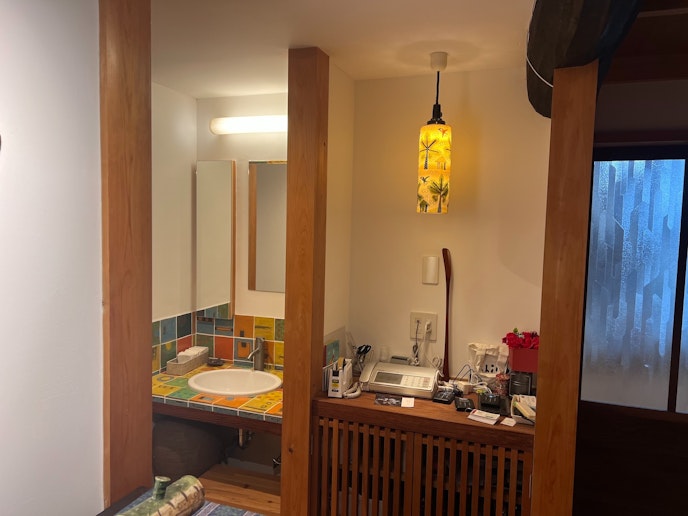 一階手洗いと帳場