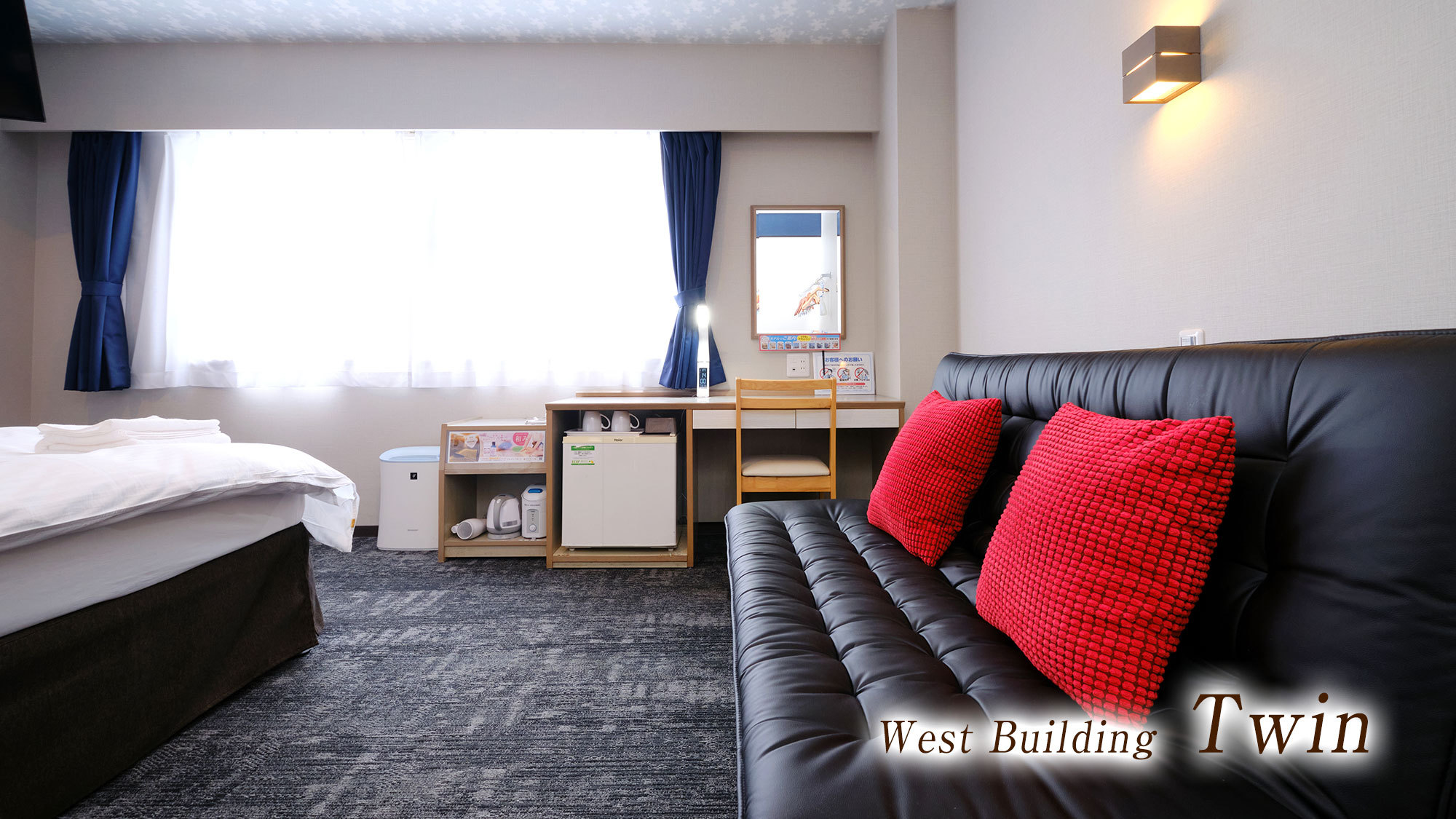 【西館ツイン】角部屋（最大６名様まで可能ですがプランに準じます）