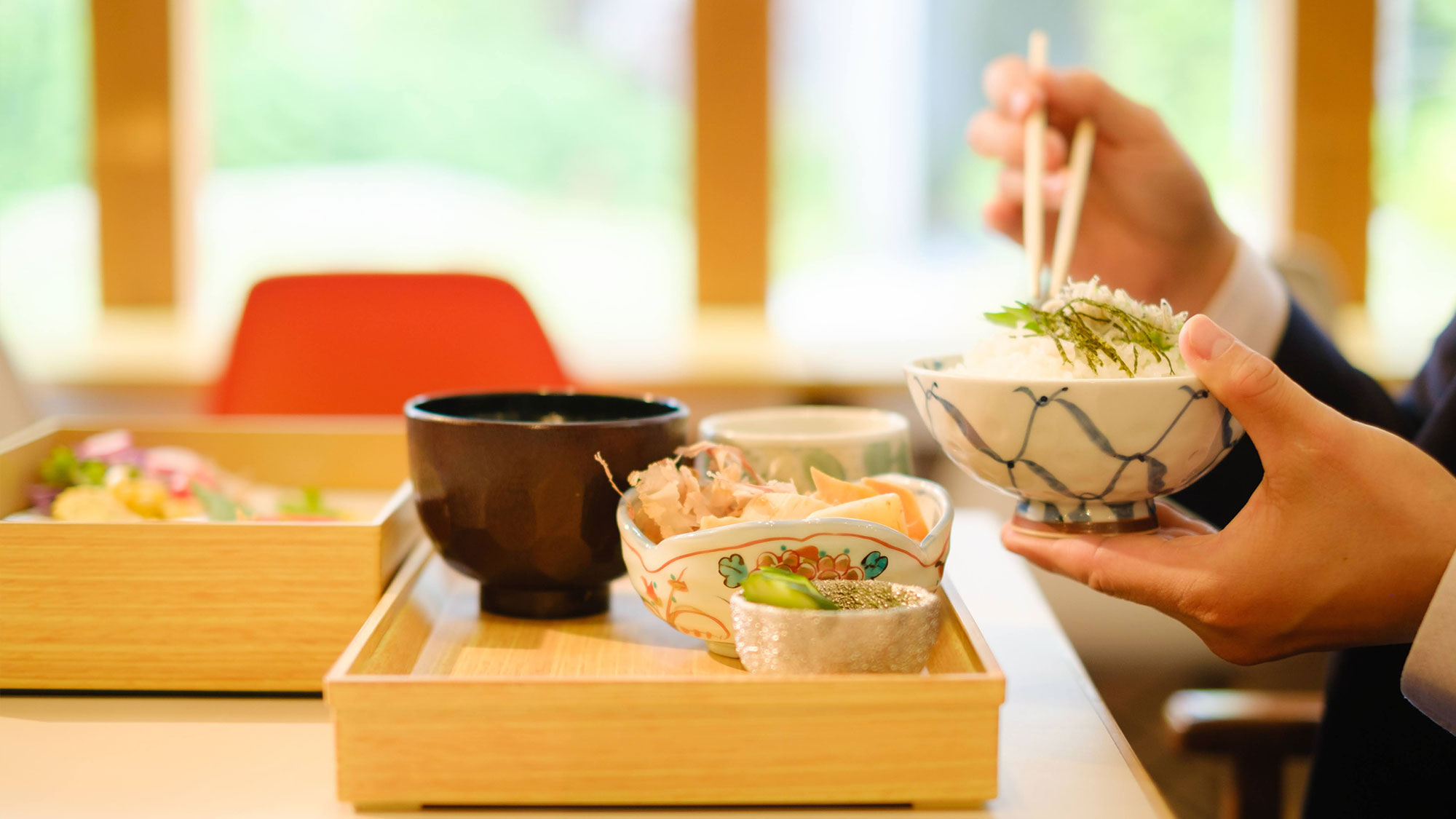 【朝食】東館1Fレストラン「RAF LOUNGE」にて「愛媛の恵み朝御膳」！