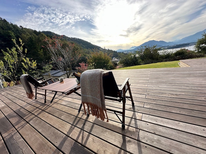 デッキからのサンセット