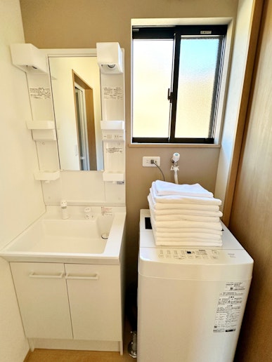 洗濯機も完備しております