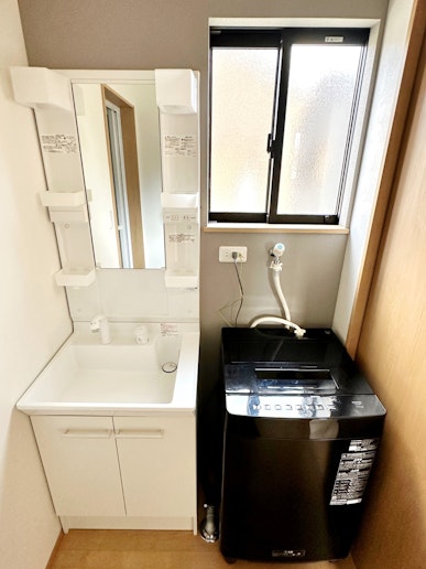 洗濯機も完備