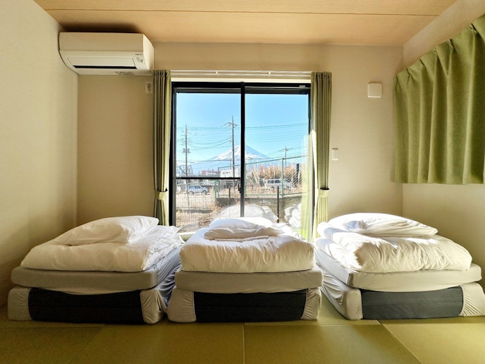 和室は布団が3つ 