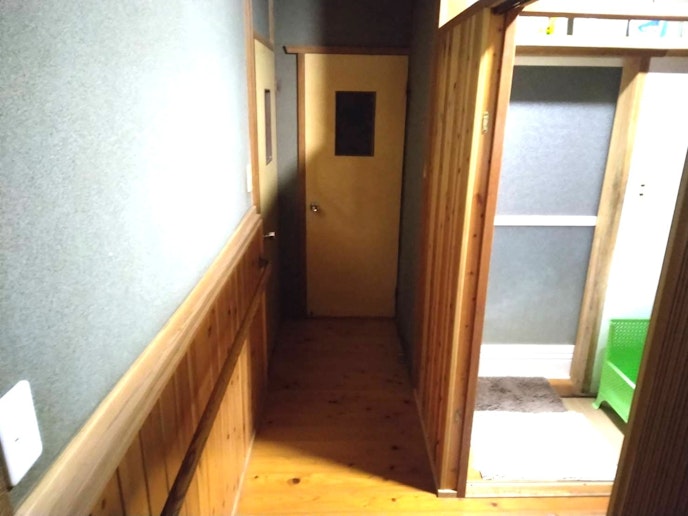 お風呂への通路