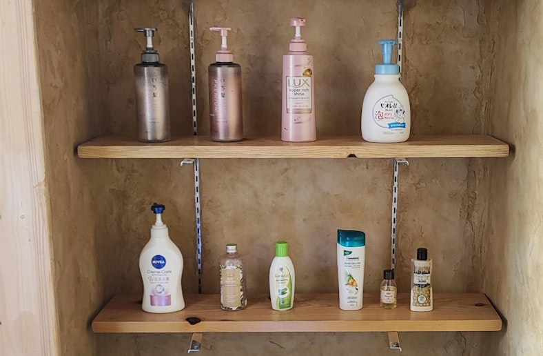 シャンプーやリンスなどのアメニティがございます