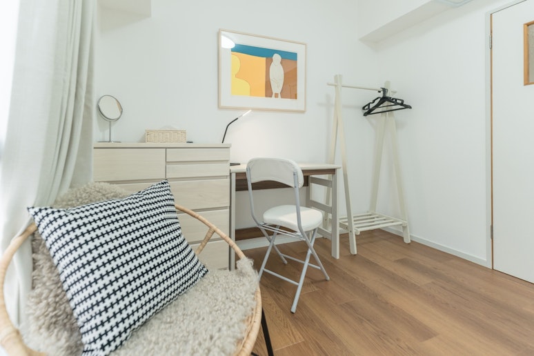 寝室2　ダブルベッド1台