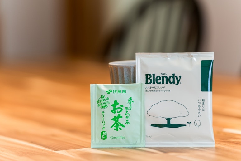 お茶ティーパック　インスタントコーヒー