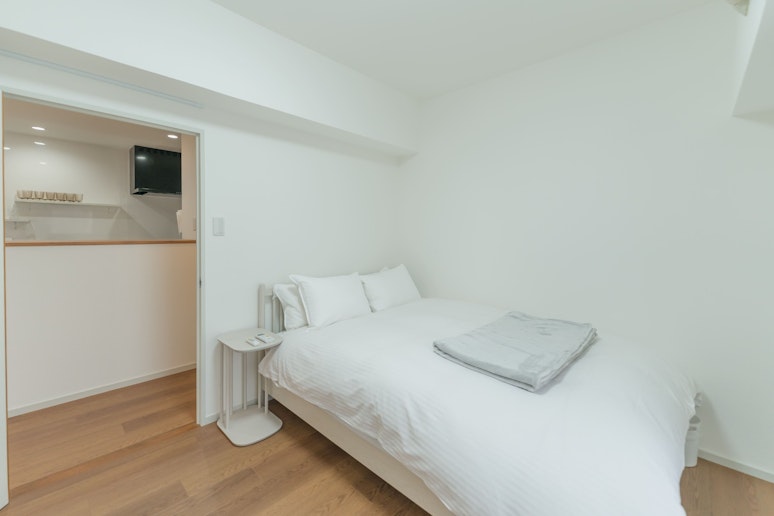 寝室2　ダブルベッド1台