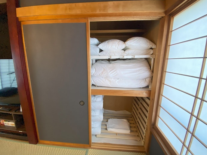 2階和室：布団4組(4名様分)