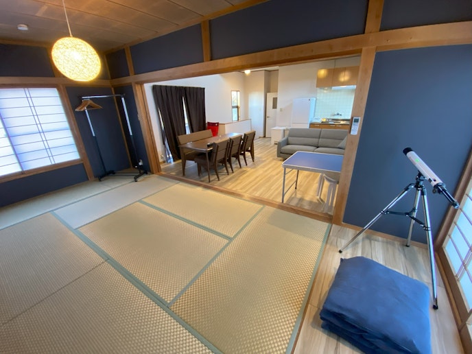 畳の上でくつろぐことができリラックスできます
