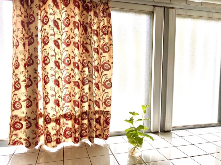 台所の窓です。