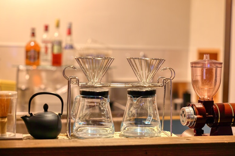 バーカウンター/珈琲、お茶をご用意しております