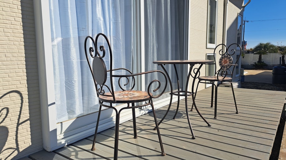 小ウッドデッキ