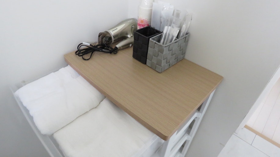 タオルはここに入っています